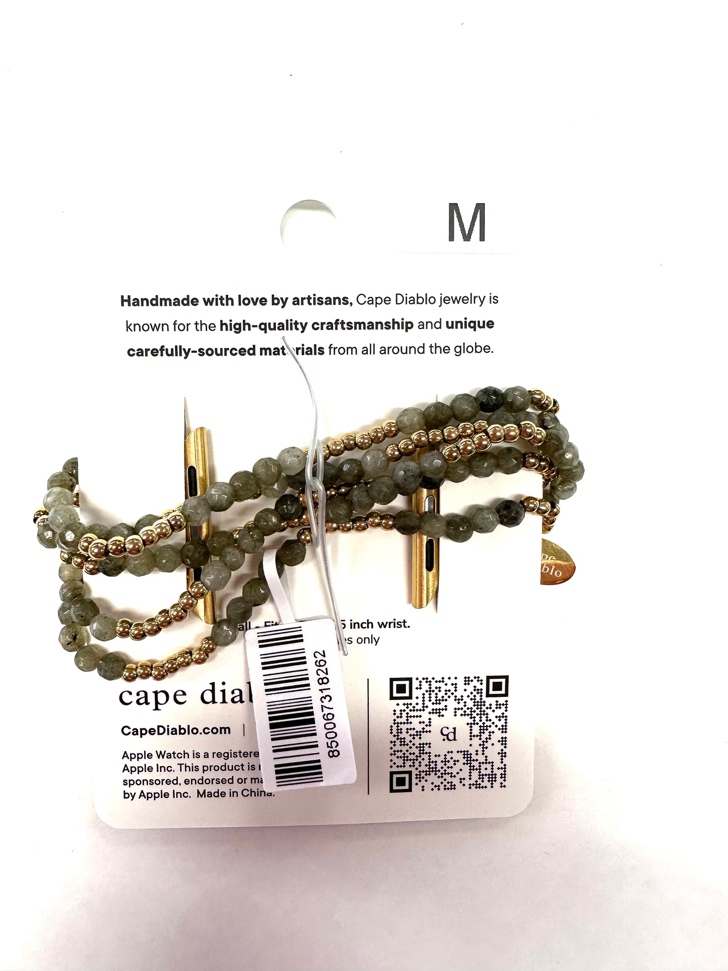 Labradorite Magic Stretch Apple Watch Strap