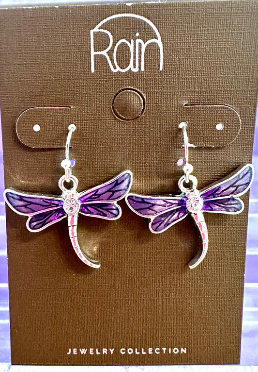 Cry Dragonfly Rain Earrings