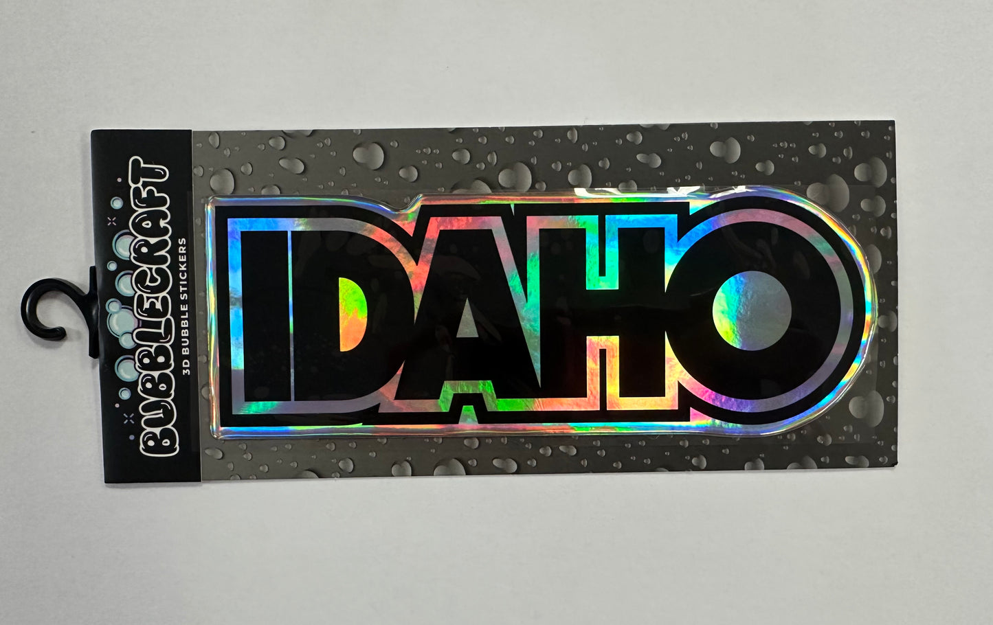 Idaho Hologram Bubble Stickers