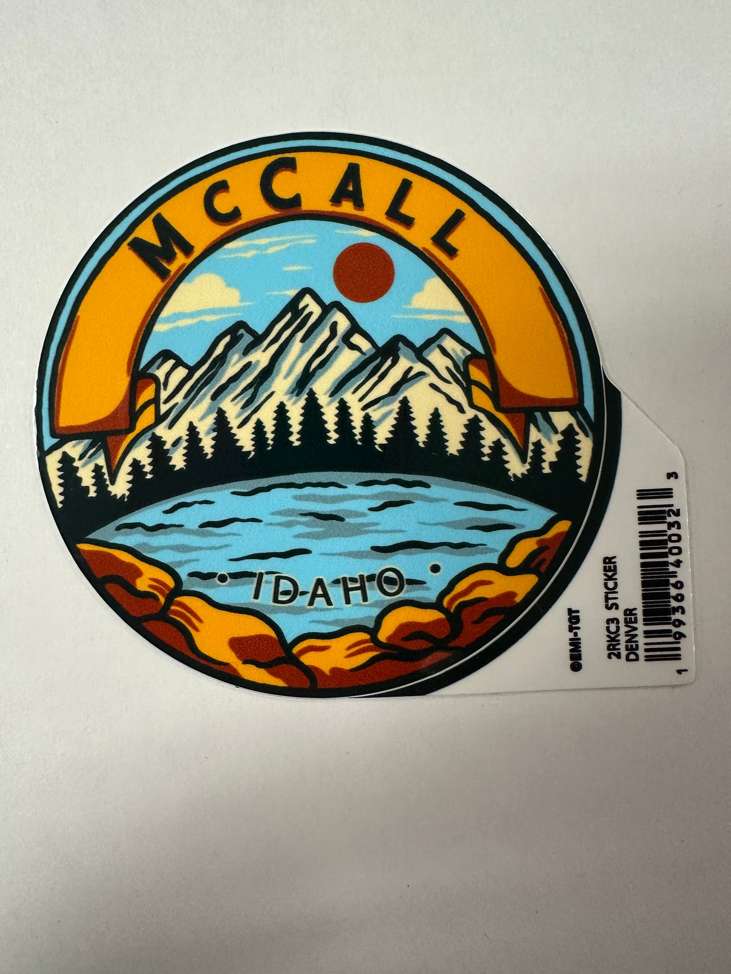 Denver Mountain Sticker