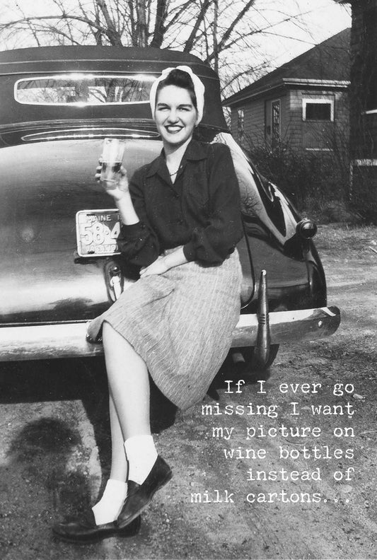Go Missing Greeting Card