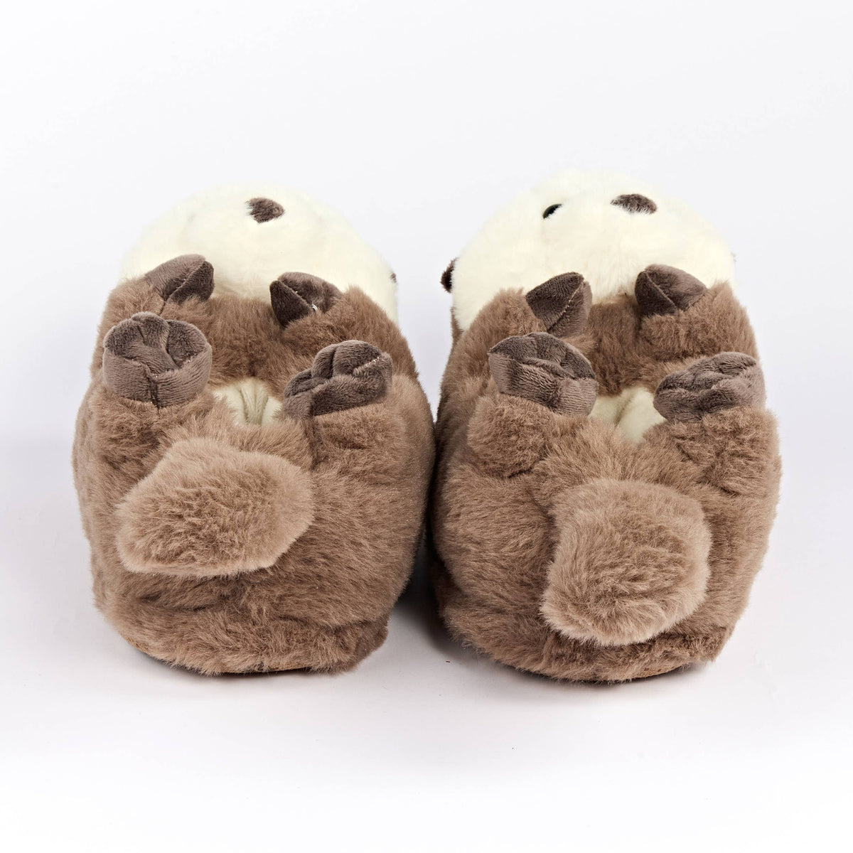 Otter One | Kids Plush Cozy Slippers with Grippers