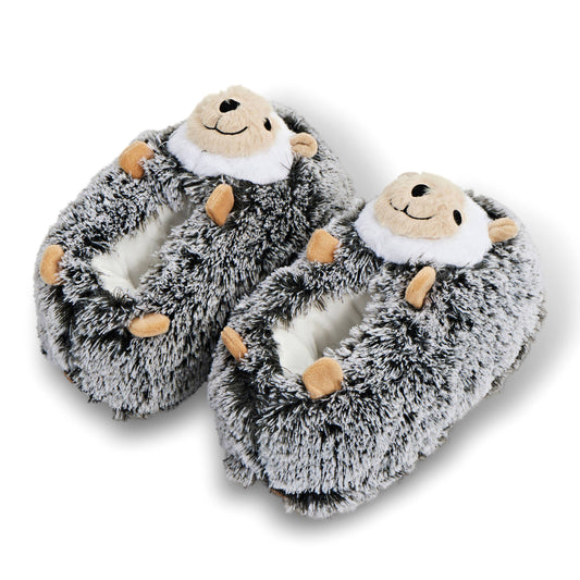 Biscuit the Hedge | Kid's Fluffy Novelty Non-Slip Slippers