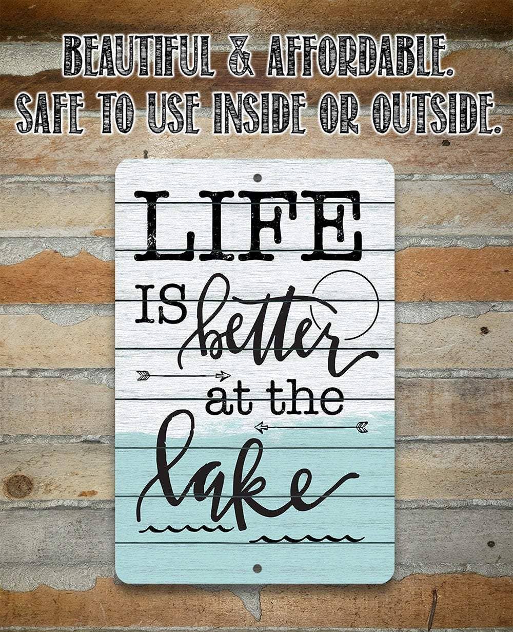 Lake Cabin Sign | Life Is Better at The Lake 2