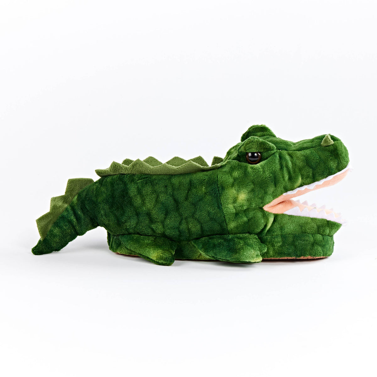 Swampy the Alligator | Kid's Plush Slippers with Grippers