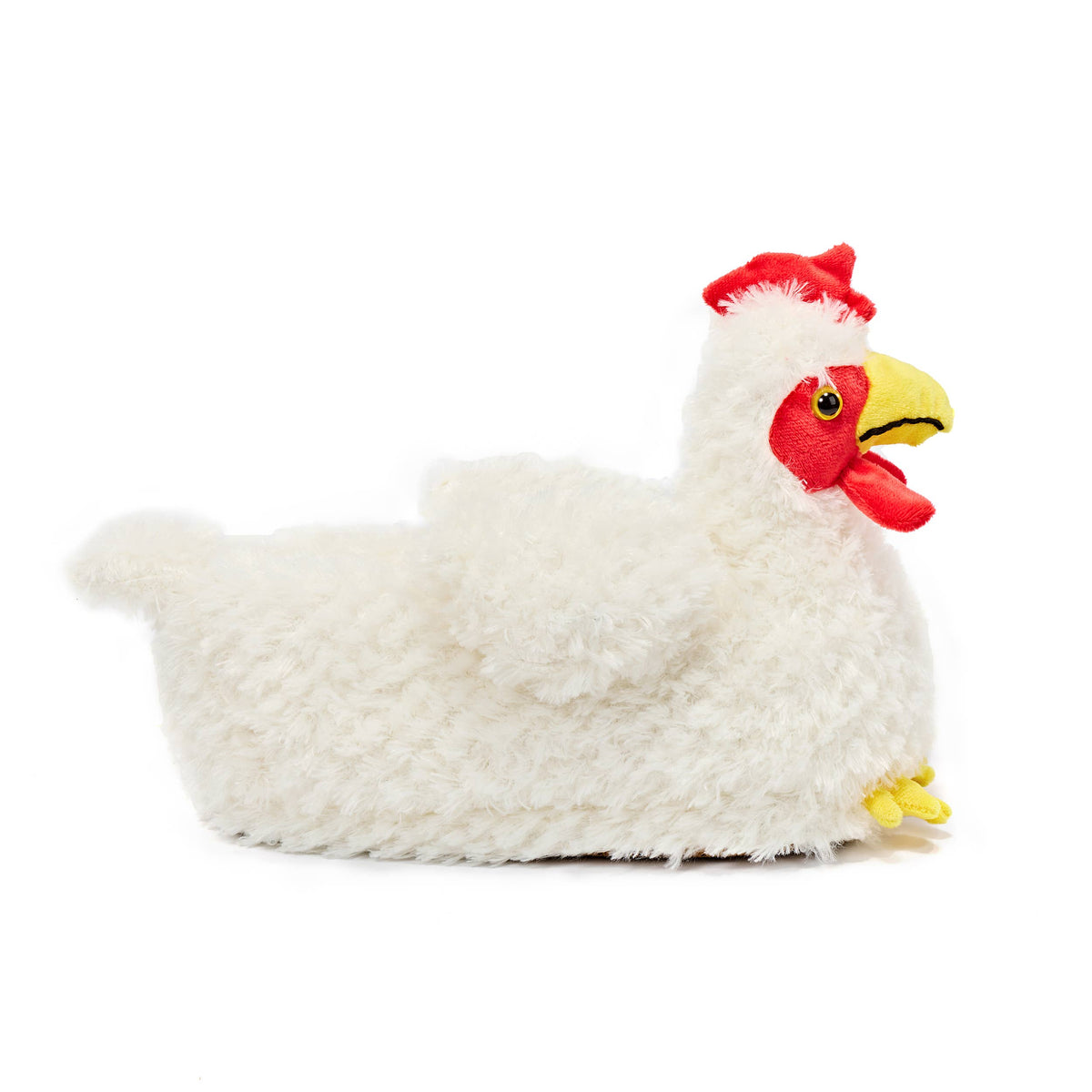 Tootsie the Chicken | Kids' Plush Slippers with Grippers