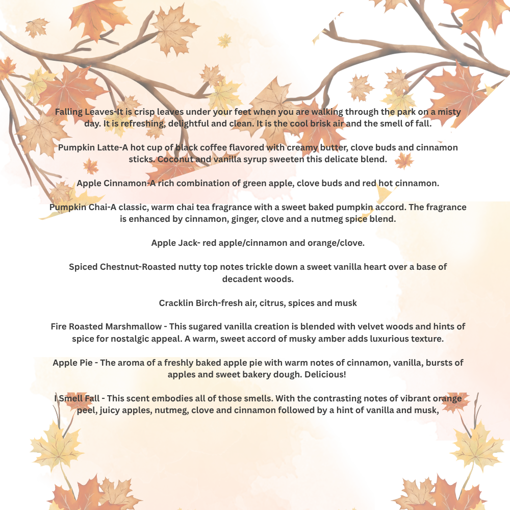 Ghost Soy Wax Melts - Fall Collection
