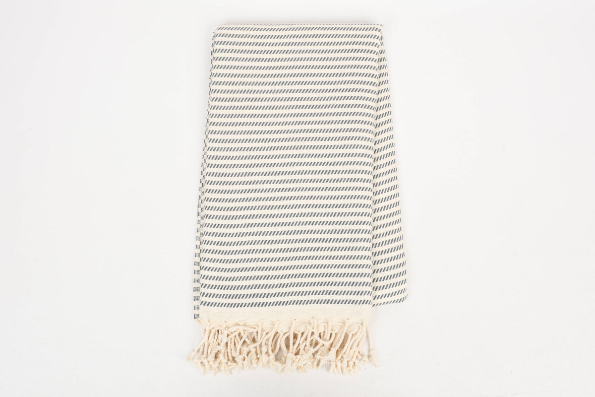 Striped Turkish Towel – Custom Name Embroidery