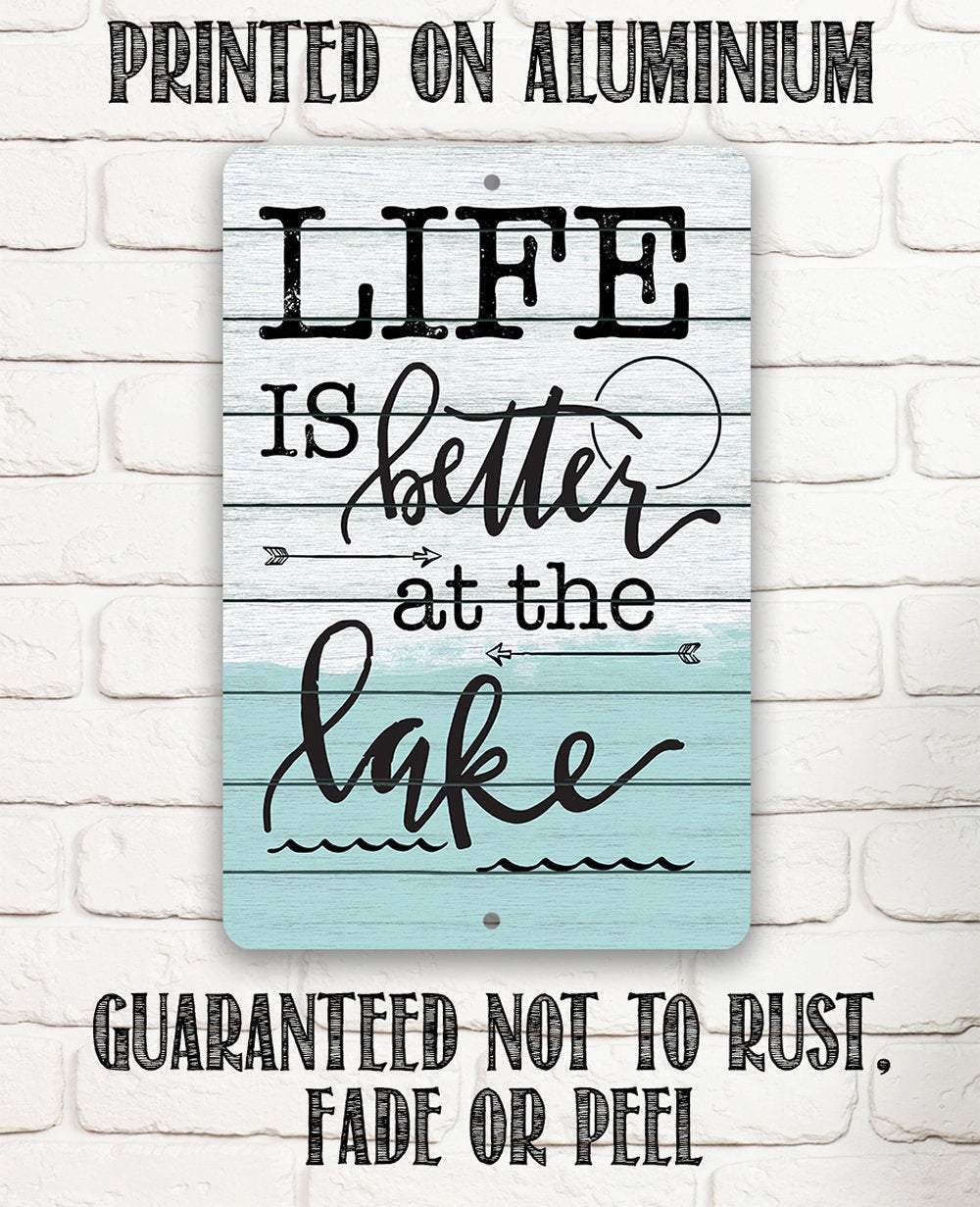 Lake Cabin Sign | Life Is Better at The Lake 2