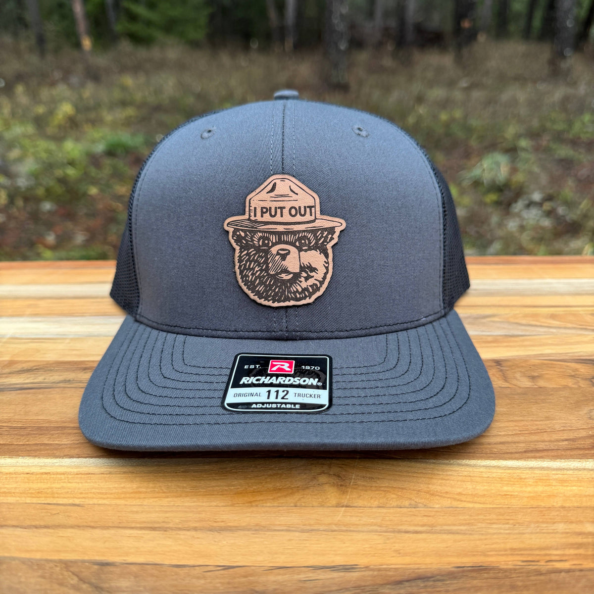 Bear “I Put Out” Leather Patch Hat – 208Tees