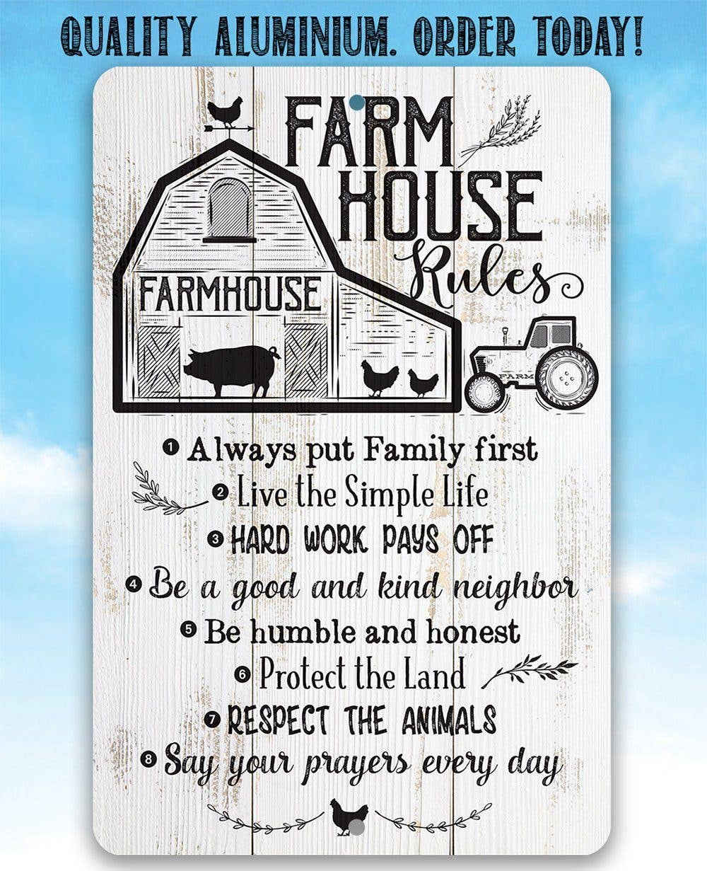 Farmhouse Sign | Farmhouse Rules