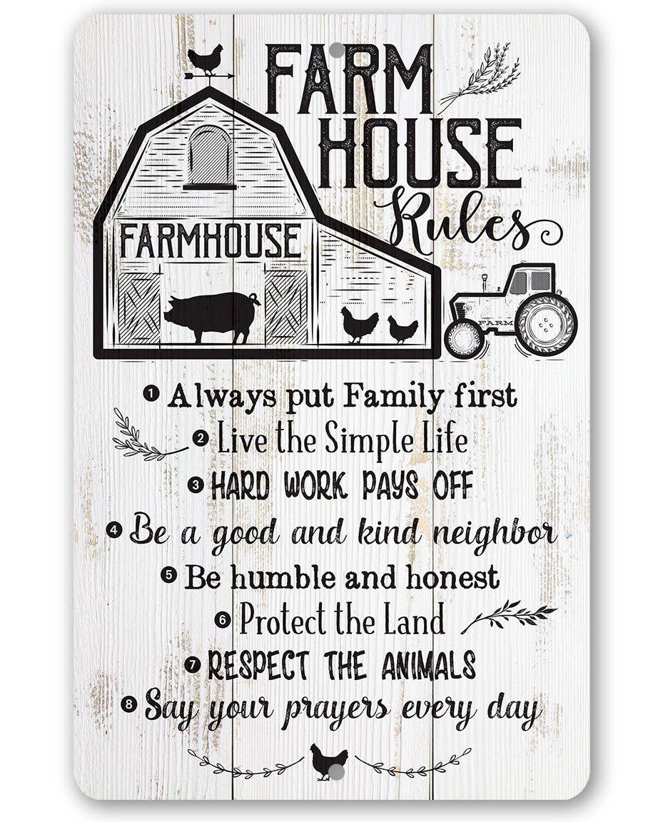 Farmhouse Sign | Farmhouse Rules