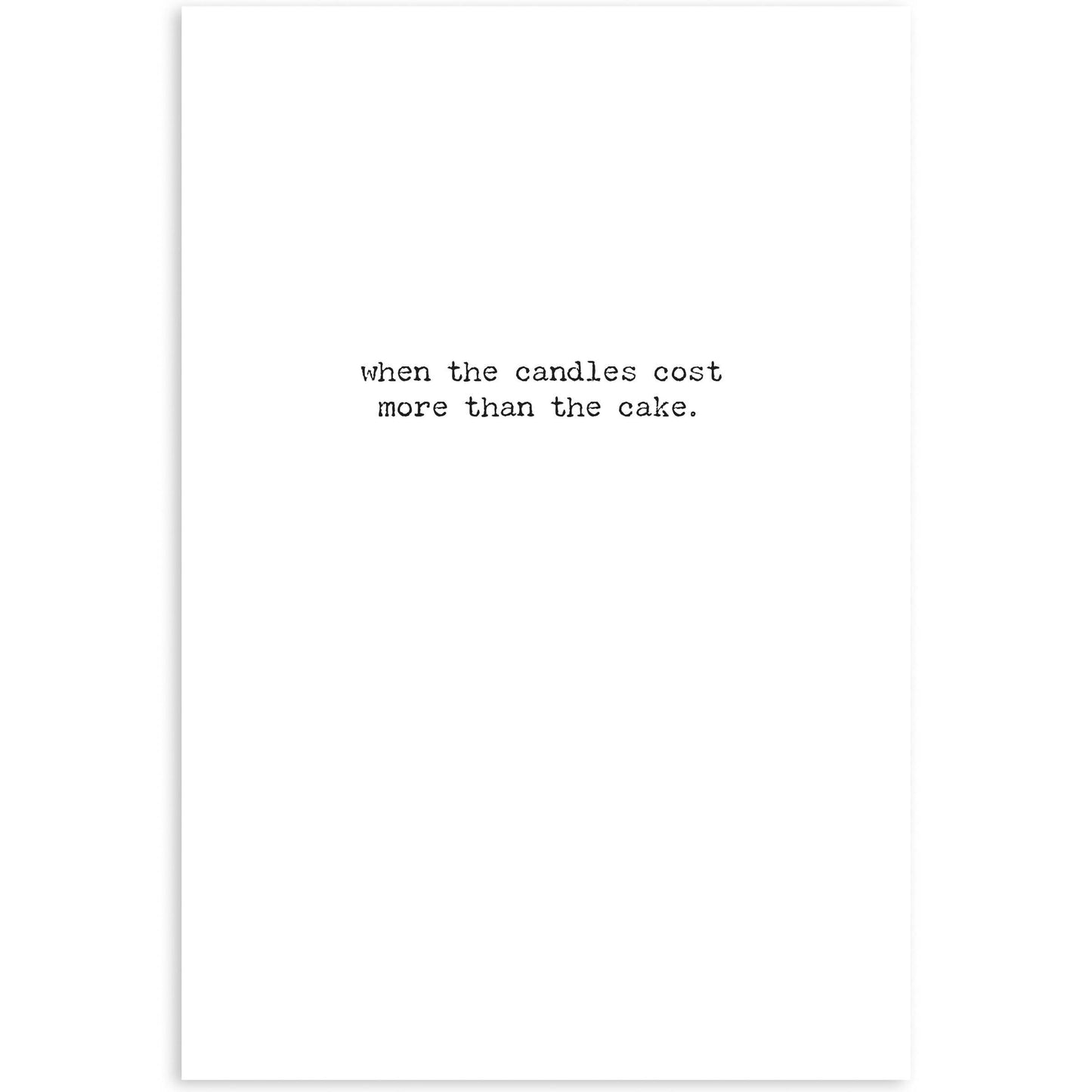 You Know You're Getting Old Greeting Card